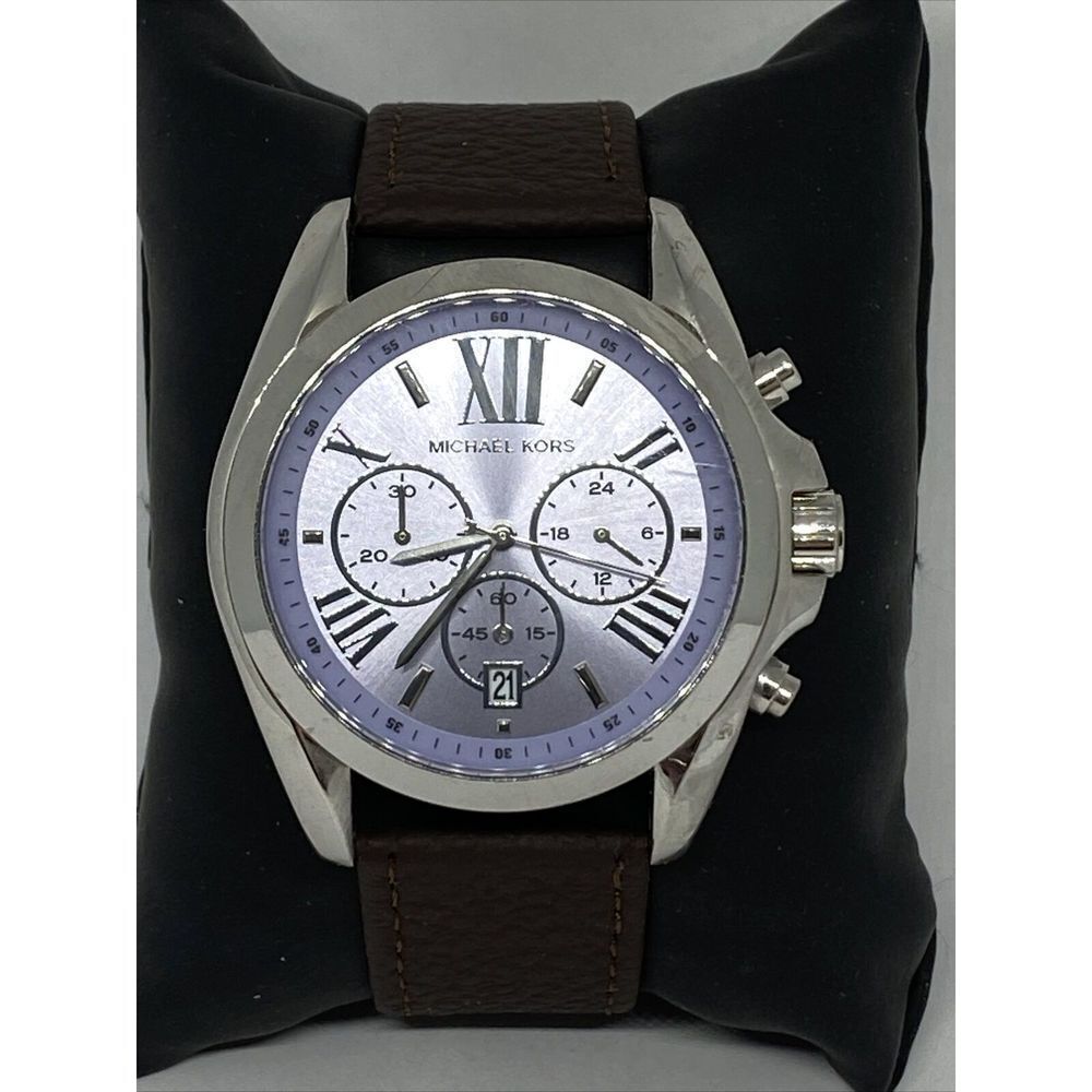 Michael Kors MK6331 Women's Brown Leather Analog Dial Quartz Genuine Watch GE460 - Picture 3 of 12